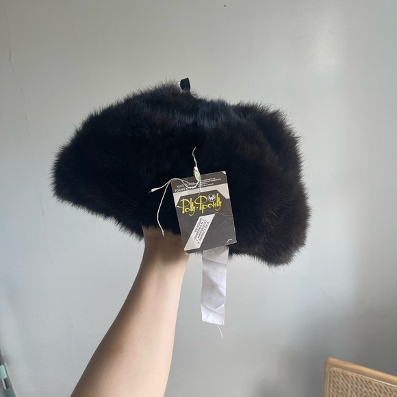 Vintage 60s Russian Mink Fur Ushanka Winter Hat - Picture 1 of 13